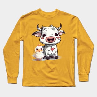 Chicken and cow Long Sleeve T-Shirt